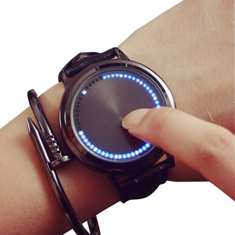 Waterproof Touch screen LED watch