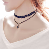 Star Pendant Choker Necklace