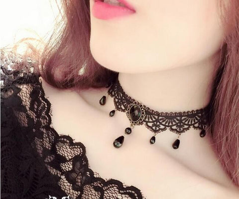 Black Velvet Choker Necklace