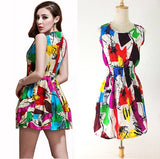 Korean Women casual chiffon dress