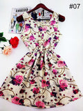 Korean Women casual chiffon dress