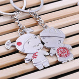 Couple I LOVE YOU Letter Keychain